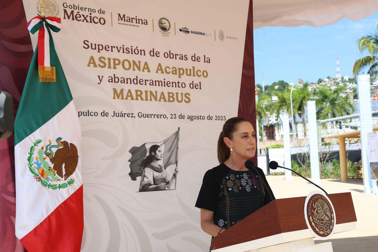 Los marinos son buenos y leales: Sheinbaum