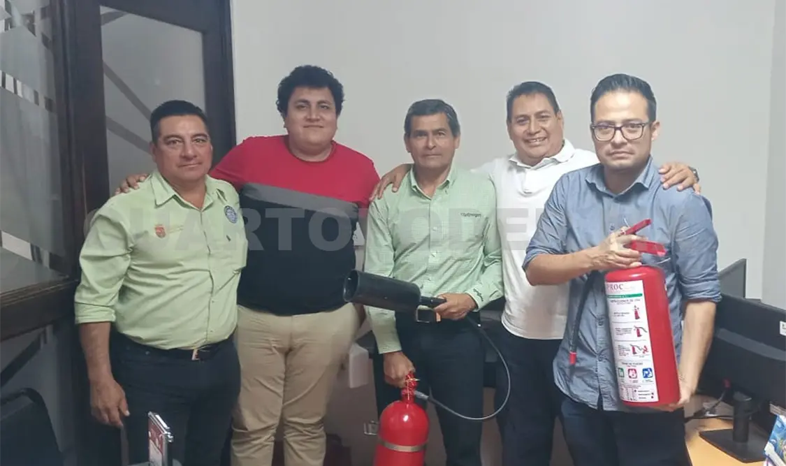 Brindan capacitación en materia de protección civil