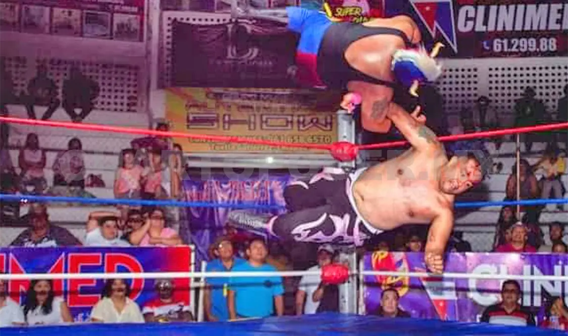 Imperio se declara listo para defender su cabellera en la lucha estelar del Deportivo Roma. Cortesía