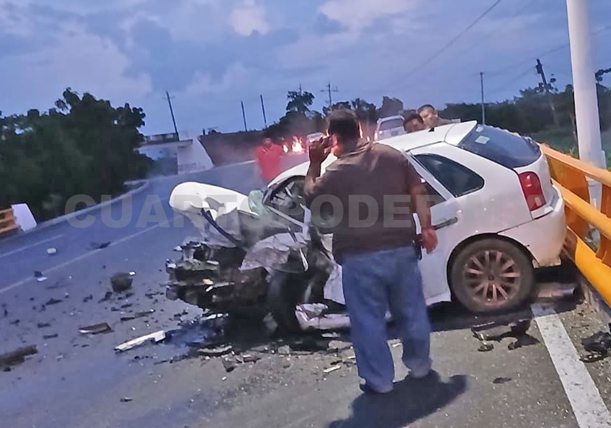 Accidente carretero cobra cuatro vidas