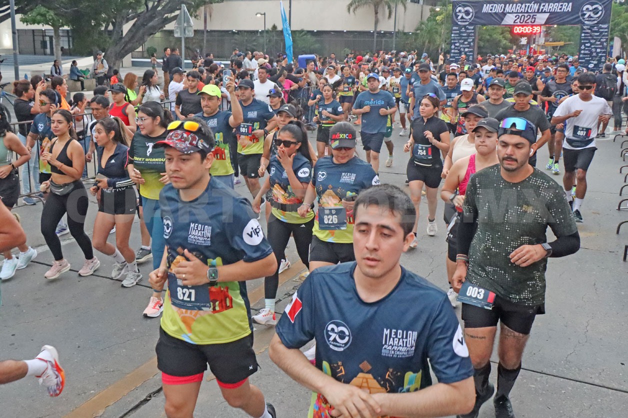 Éxito total en el Medio Maratón Farrera 2025