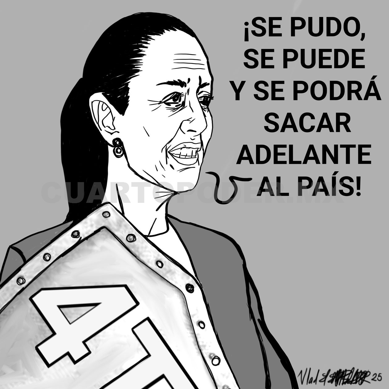 Serenidad de Sheinbaum en su ejercicio de poder