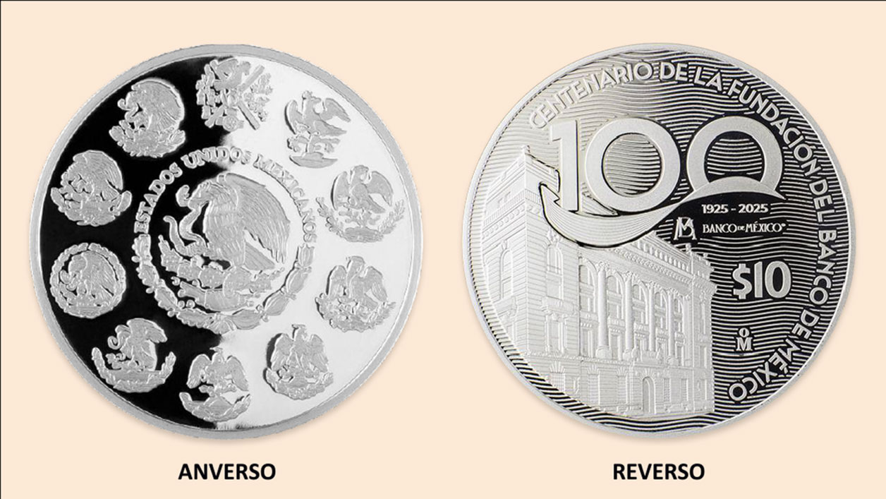 Banxico conmemora 100 años de su fundación