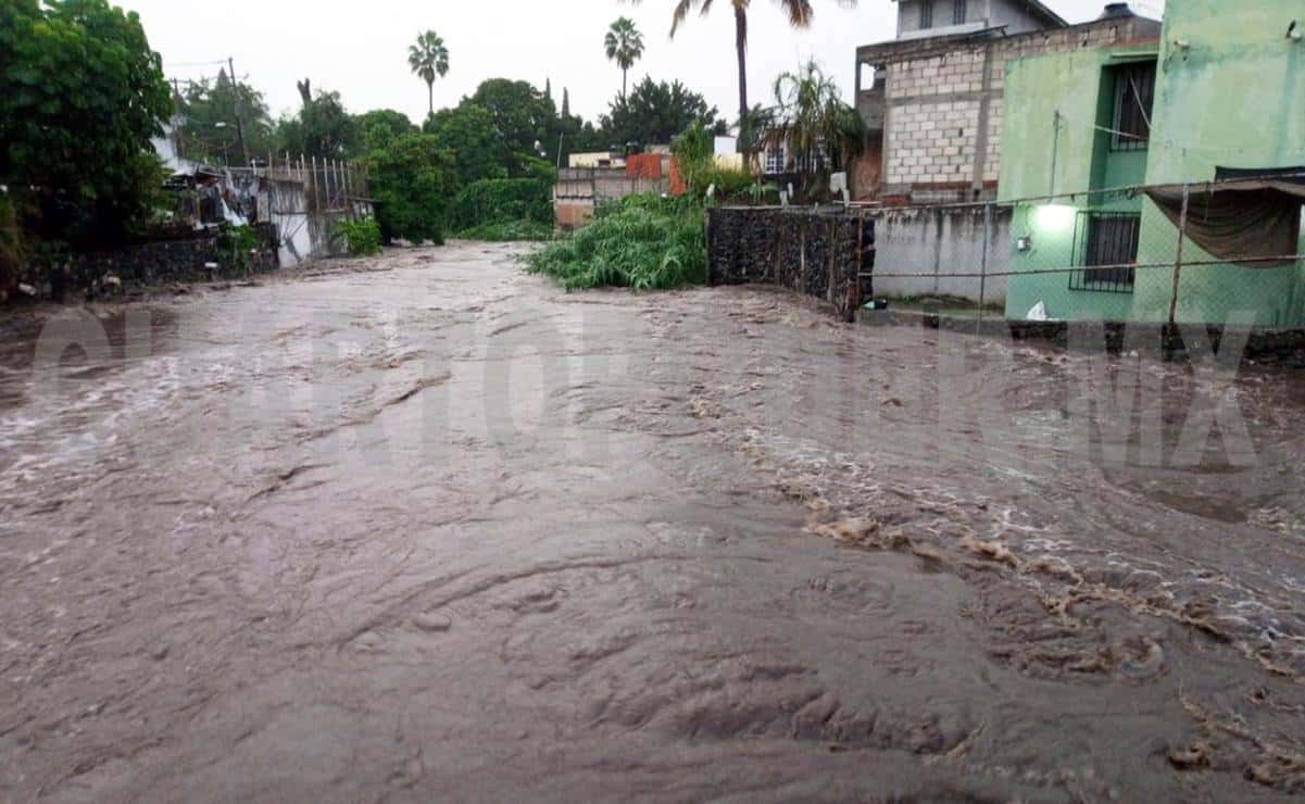 Lluvias causan daños en al menos 285 casas en Morelos