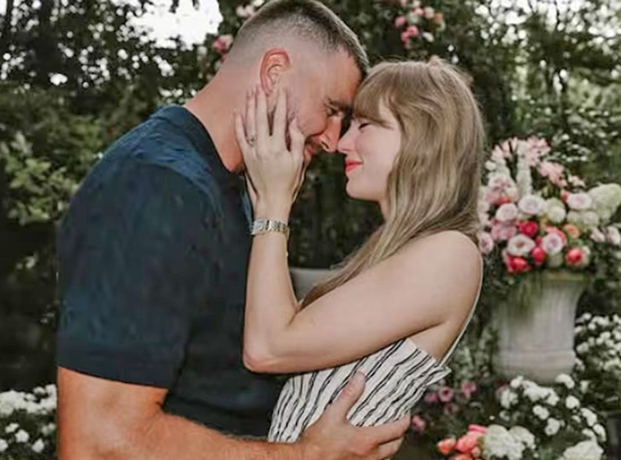 Taylor Swift con planes de boda