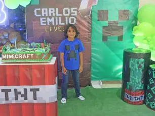 Una increíble fiesta de Minecraft