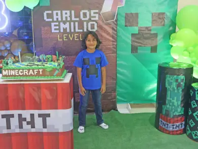 Una increíble fiesta de Minecraft
