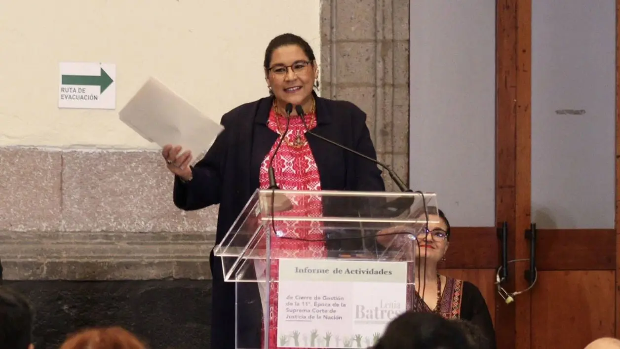 Lenia Batres Guadarrama afirmó que esta semana se “enterró” al Poder Judicial “ominoso”. Cortesía