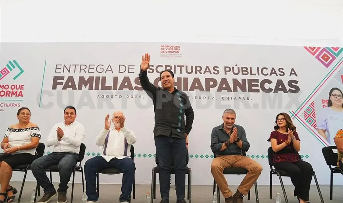 Subrayó el compromiso de su gobierno para que más chiapanecas y chiapanecos vivan en paz. Cortesía