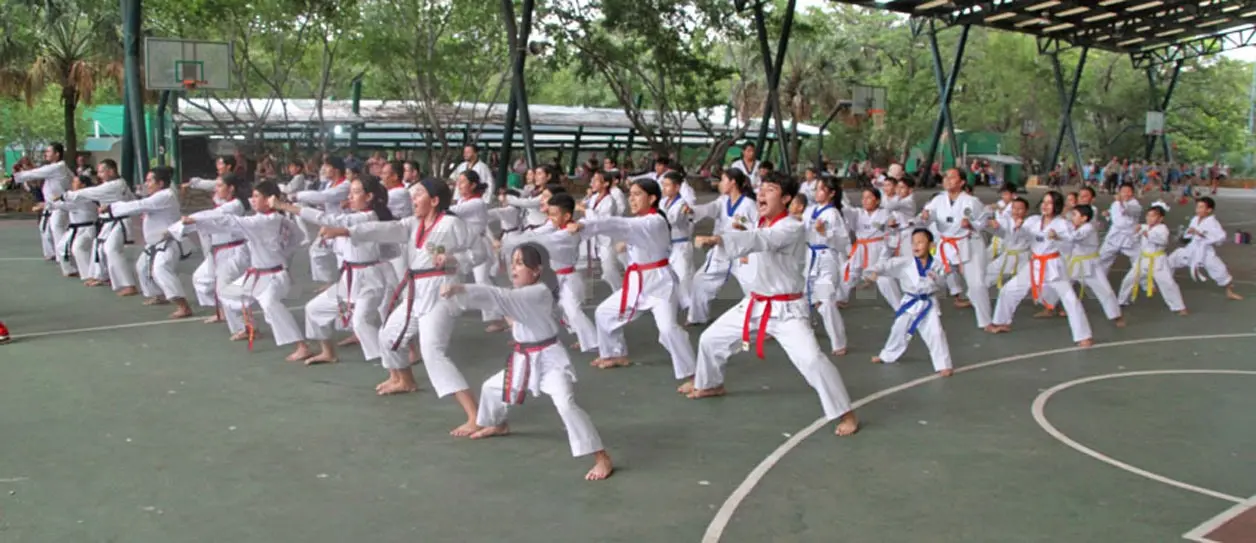 Esta celebración se replica en todo el país, bajo la coordinación de Moon Moo Won Moo Duk Kwan Nacional, encabezada por el gran maestro Dai Won Moon. Cortesía