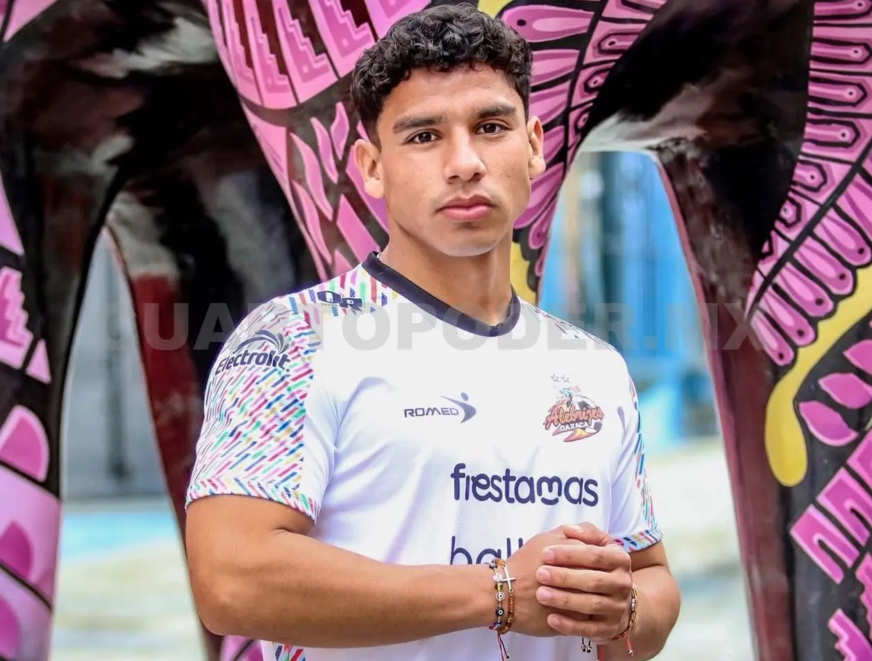Erick Carballo disputa su segundo torneo con Alebrijes y es un delantero chiapaneco en la Liga de Expansión. Cortesía