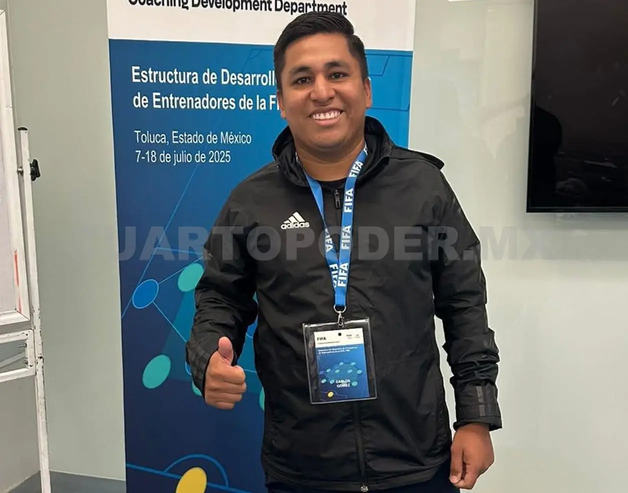 Carlos Hernández debutó con triunfo en el banquillo del Club Calor, en la Liga Premier. Cortesía