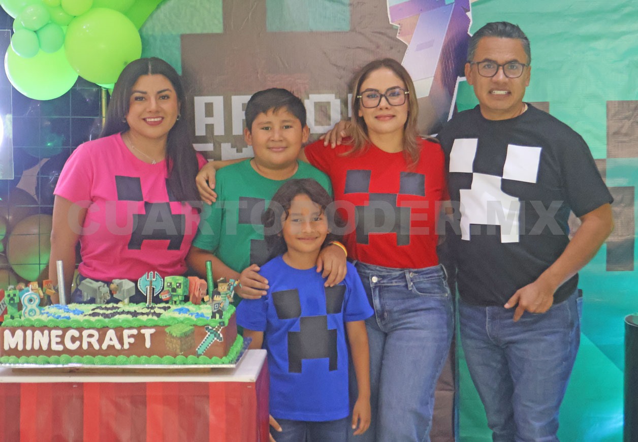 Una increíble fiesta de Minecraft