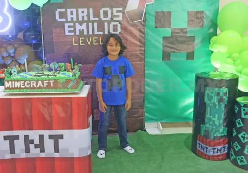 Una increíble fiesta de Minecraft