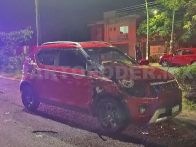 Quedan tres lesionados en un encontronazo