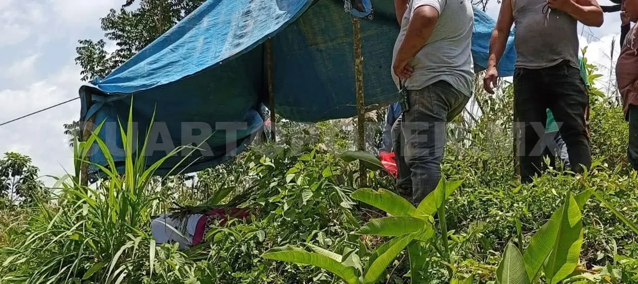 El labriego, de manera accidental, tocó el cable que se encontraba muy cerca de donde trabajaba. Genaro Sánchez / CP