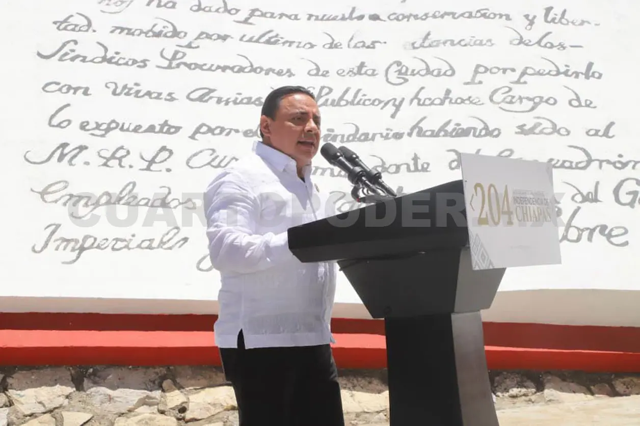 Guillén agradeció la oportunidad de brindar este importante mensaje a nombre de los Poderes de la entidad. Cortesía
