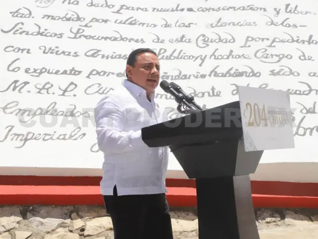 Conmemoran el inicio de la Independencia de Chiapas