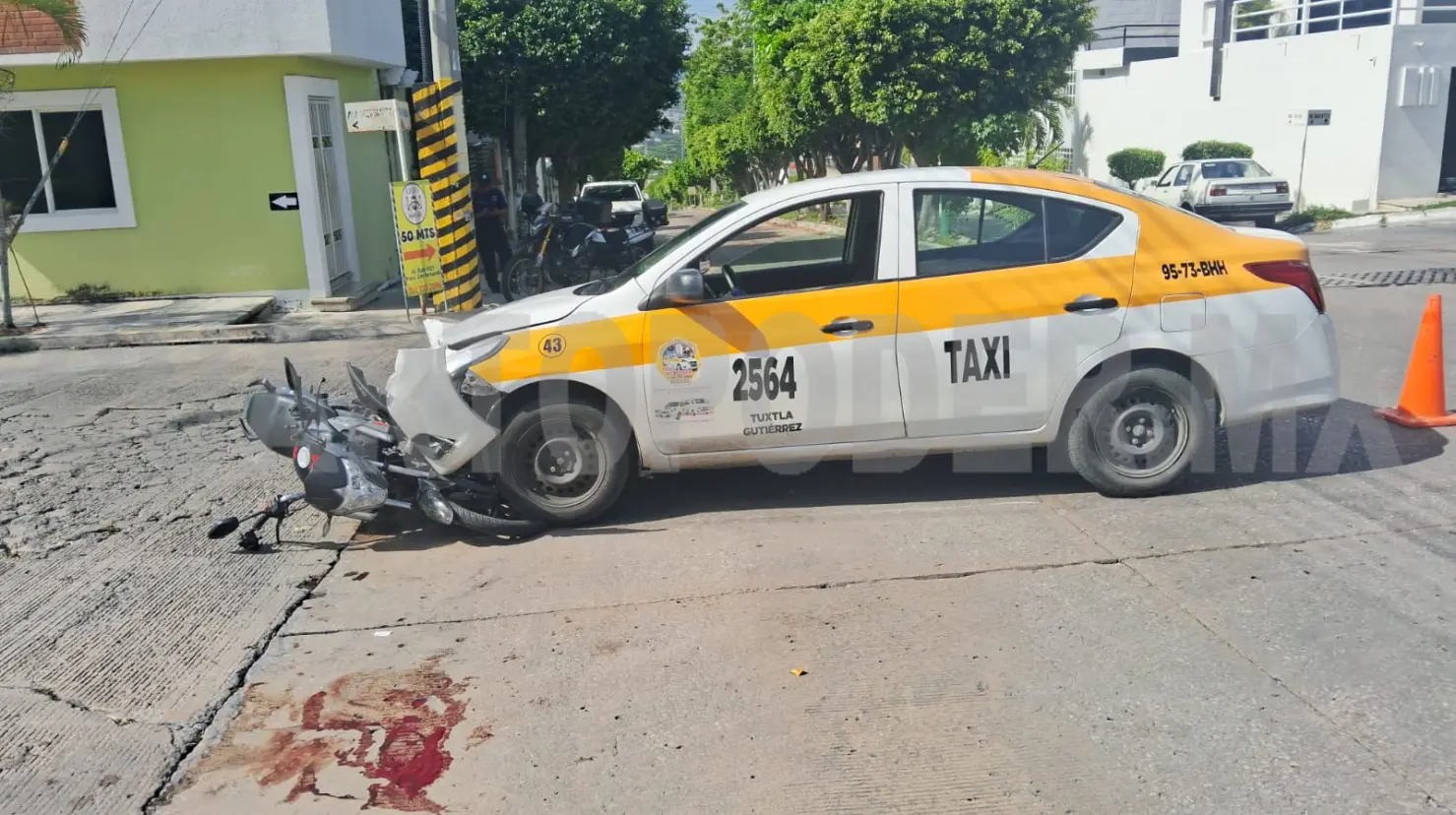 Termina con fractura expuesta por impacto
