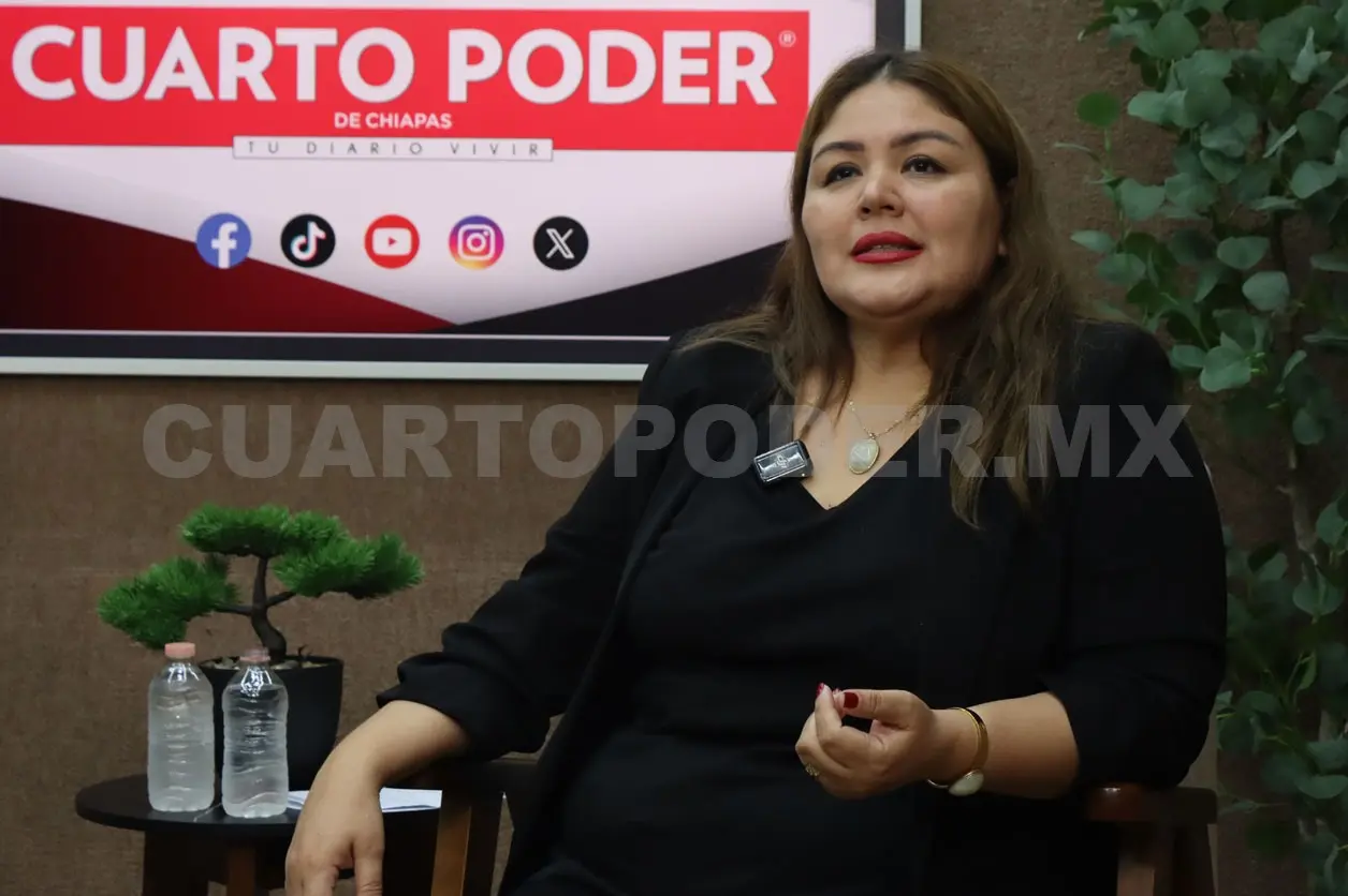 Asumirá el cargo como presidenta del Consejo Coordinador de Mujeres Empresarías en Chiapas. Diego Pérez / CP
