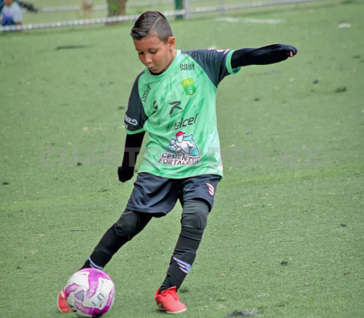 Un inicio cargado de ilusión en cada uno de los entrenamientos, en los que el balón se convierte en su mejor aliado. Cortesía