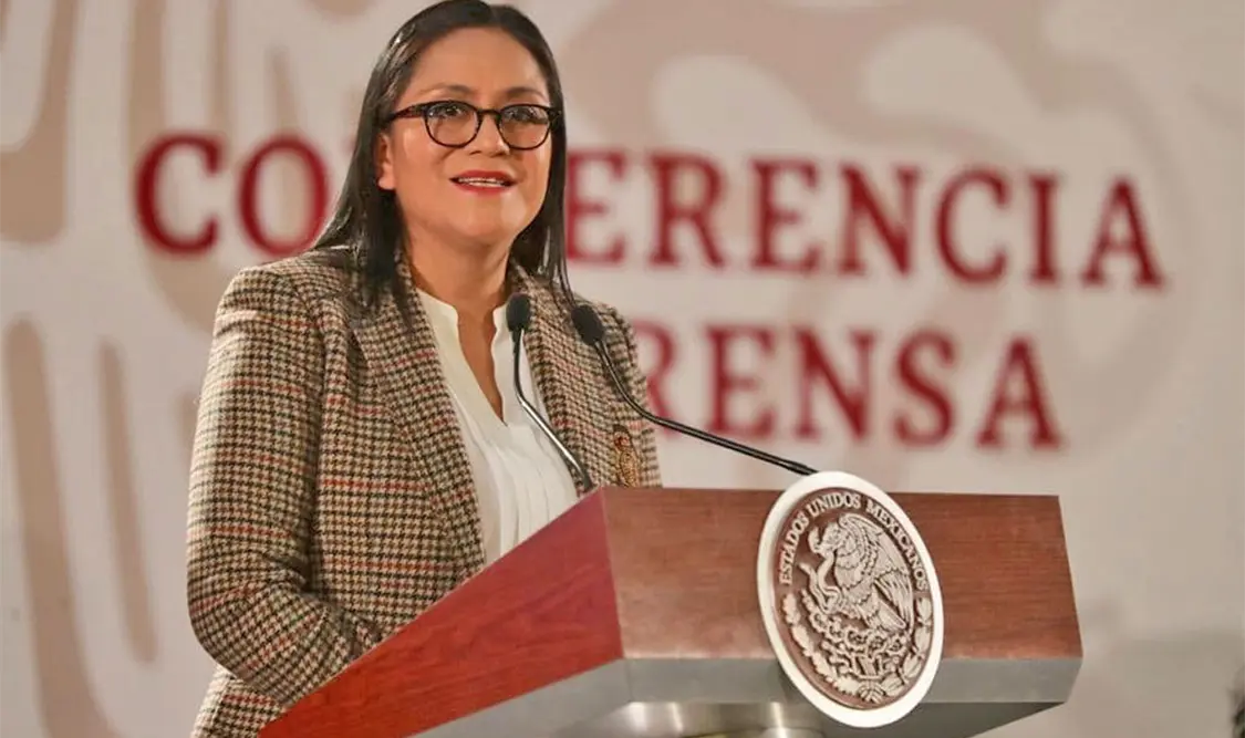 Ariadna Montiel, secretaria de Bienestar. Cortesía