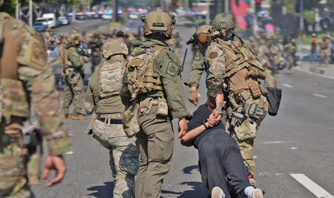 El gobierno de Estados Unidos ya ha desplegó miles de efectivos de la Guardia Nacional en Los Ángeles. Cortesía
