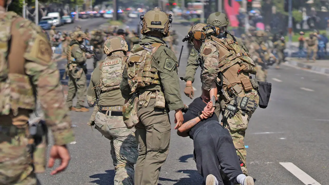 El gobierno de Estados Unidos ya ha desplegó miles de efectivos de la Guardia Nacional en Los Ángeles. Cortesía