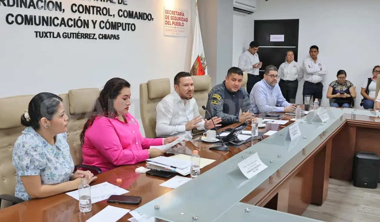 Este sábado hubo una reunión previa, en la que participaron autoridades electorales y de Seguridad Pública. Cortesía