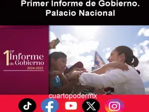 Primer Informe de Gobierno. Palacio Nacional