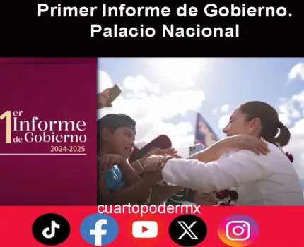 Primer Informe de Gobierno. Palacio Nacional