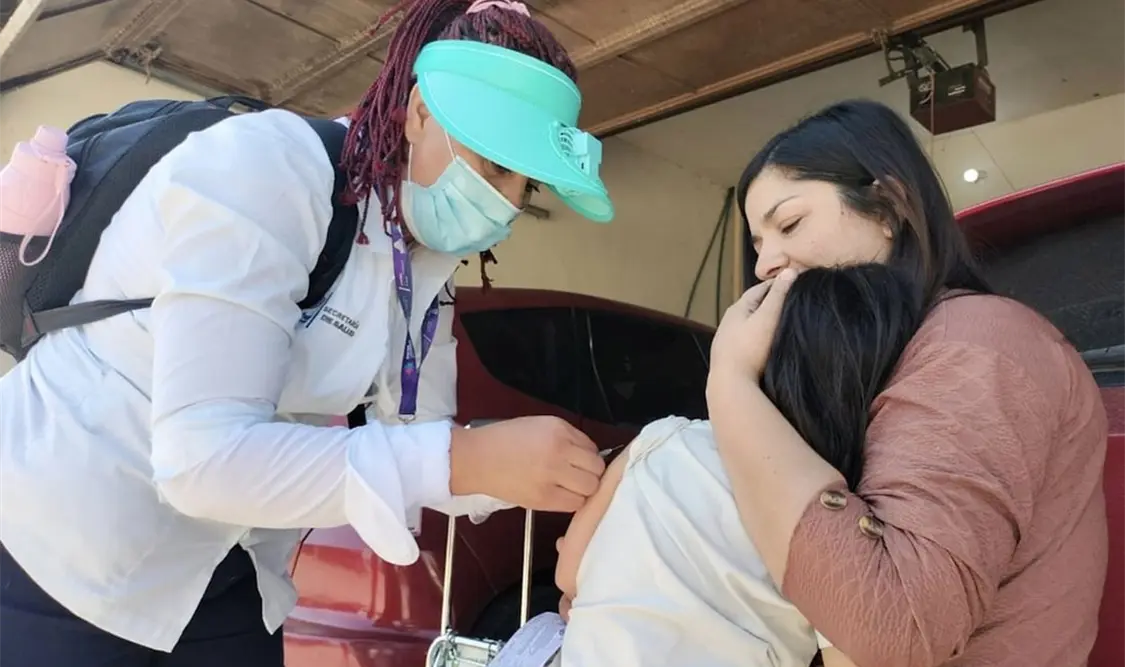 Arranca campaña de vacunación contra sarampión