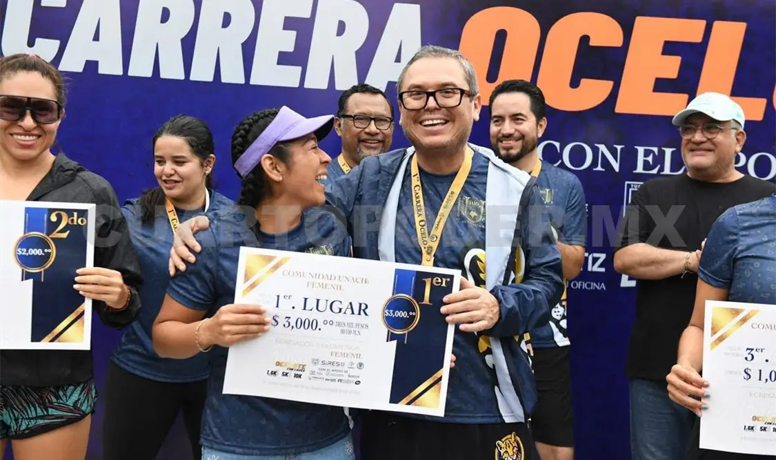 La comunidad estudiantil se sumó a esta actividad deportiva. Cortesía
