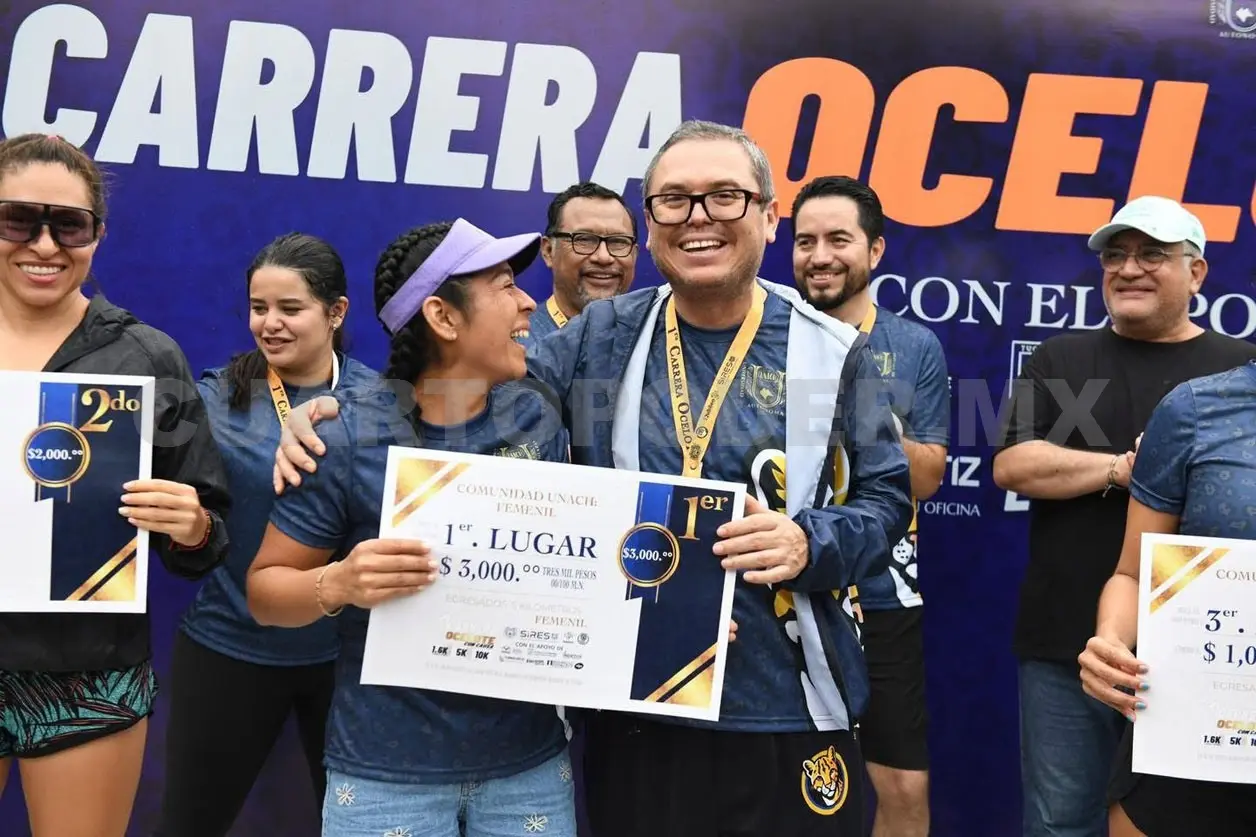 La comunidad estudiantil se sumó a esta actividad deportiva. Cortesía