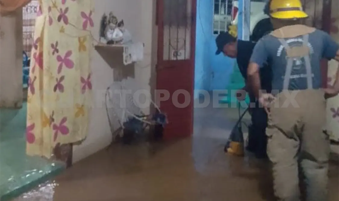 Al menos cuatro barrios sufrieron afectación en sus viviendas debido a las presipitaciones. Osman Toledo / CP