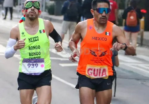 Miguel Hernández obtuvo plata en maratón en CDMX