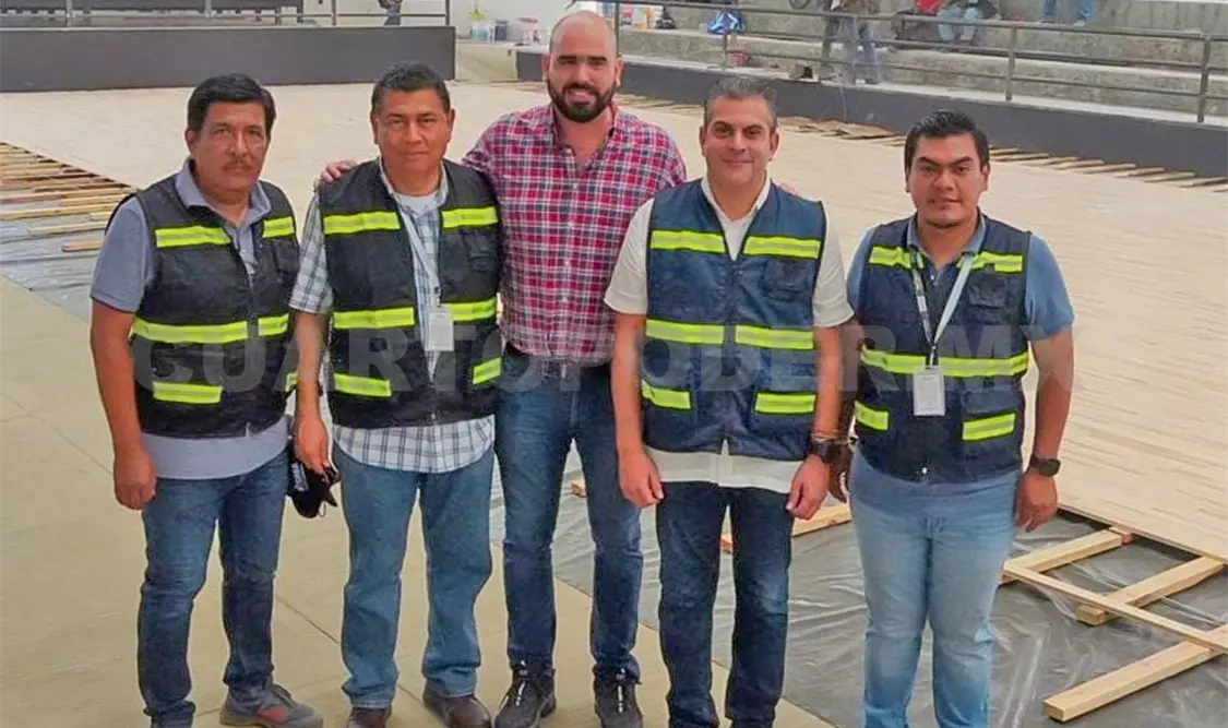 Yamil Melgar, alcalde de Tapachula, informó que continúa la transformación de los espacios públicos de la ciudad. CP