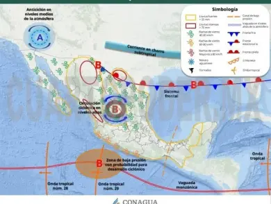 Llega a México el primer frente frío de la temporada 2025-2026