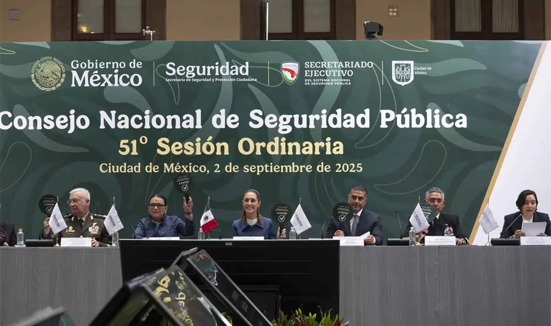 Sheinbaum pide a gobernadores poner en marcha la estrategia de seguridad en sus entidades. Cortesía