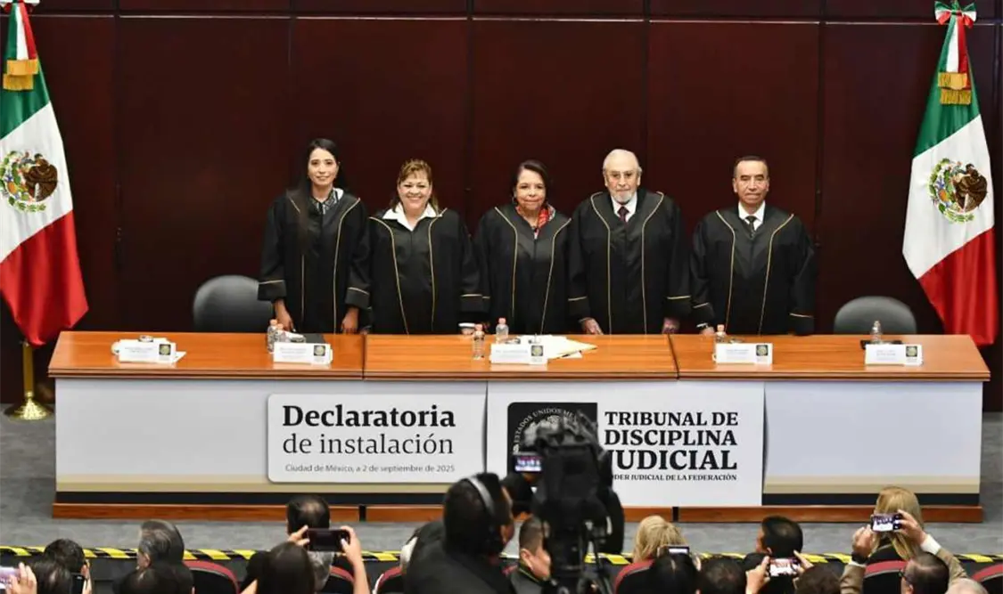 Se instala Tribunal de Disciplina Judicial, asiste Hugo Aguilar
