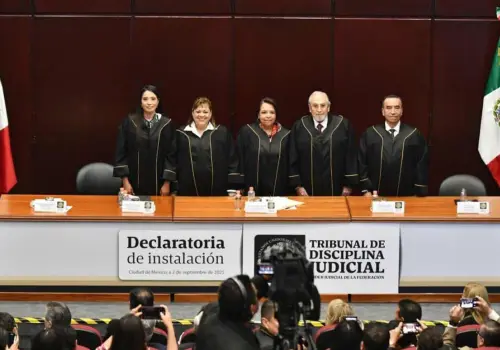 Se instala Tribunal de Disciplina Judicial, asiste Hugo Aguilar