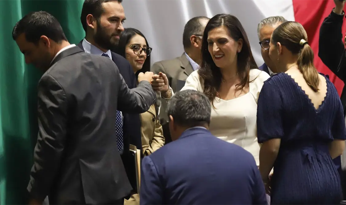 Al asumir la presidencia de San Lázaro, la panista garantizó que conducirá los trabajos parlamentarios en estricto apego a la legalidad. Cortesía