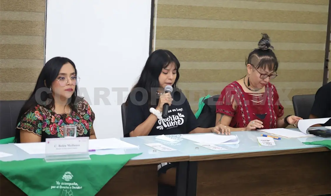 Las activistas han promovido el aborto legal y seguro desde hace varios años en la entidad. CP