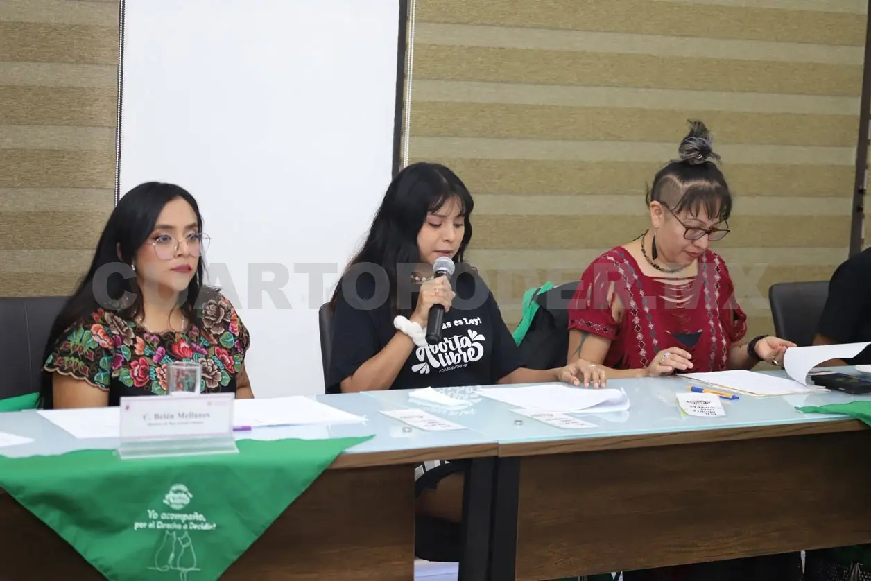 Las activistas han promovido el aborto legal y seguro desde hace varios años en la entidad. CP 