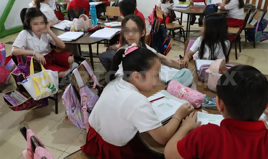 Los estudiantes tendrán varios días sin actividad escolar, los maestros en cambio tienen las sesiones de CTE. Diego Pérez / CP