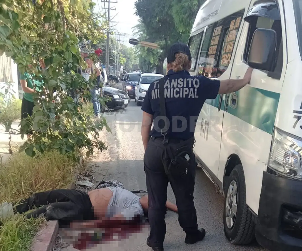 El sujeto acabó malherido, con sangrado profuso, por lo cual su estado de salud fue reportado como delicado. Ulises Villalobos / CP