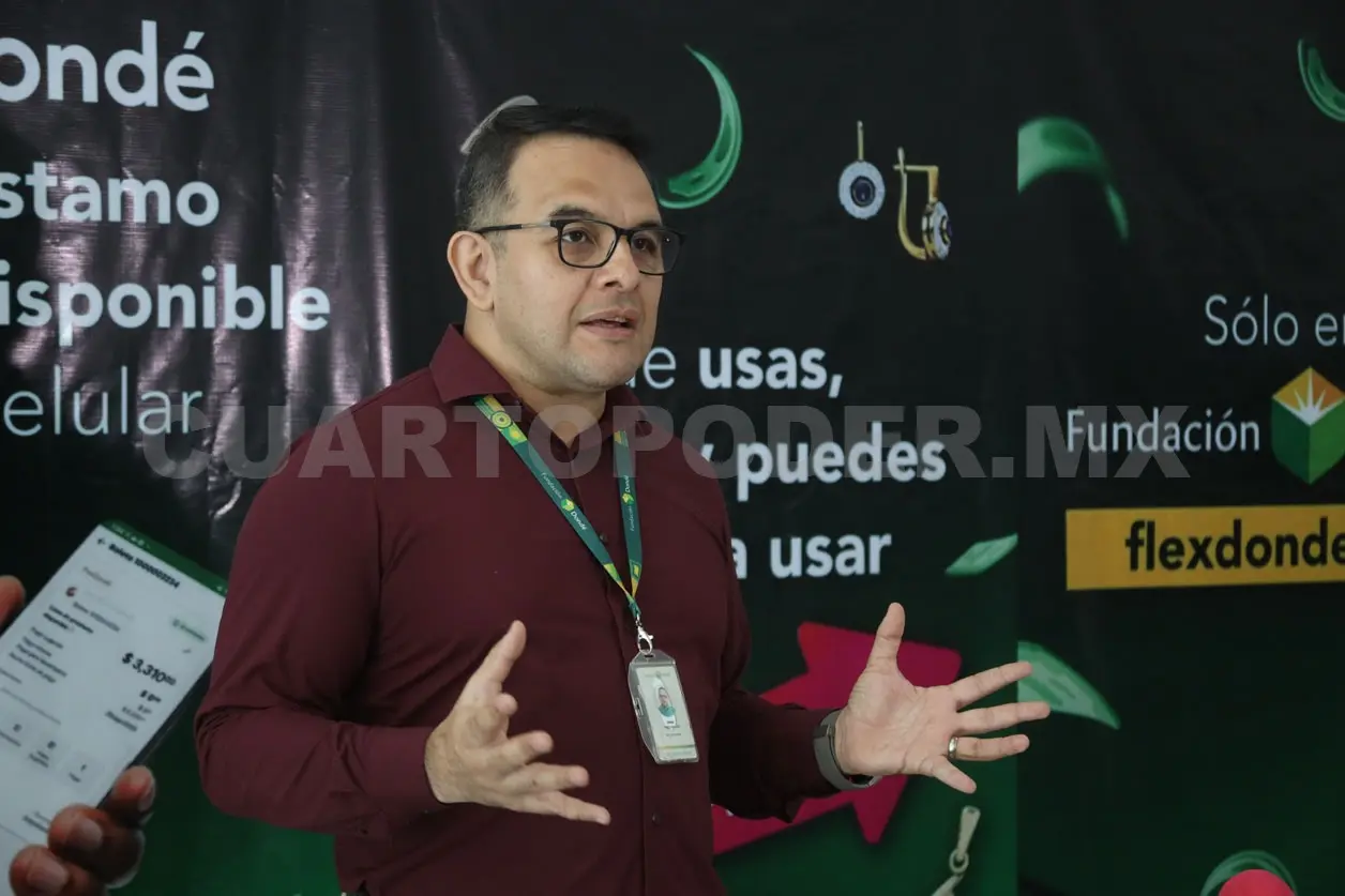 Omar Pérez Toledo Coordinador de sucursales de Fundación Dondé
