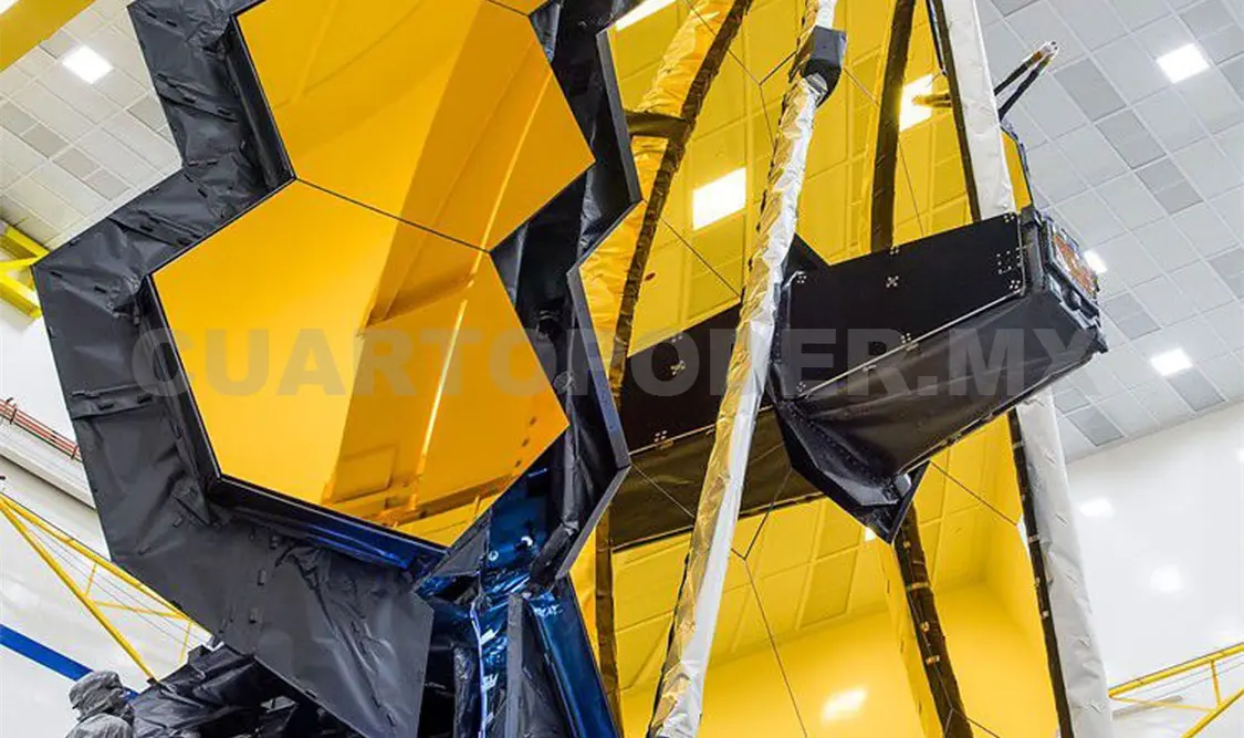 Aspecto del telescopio que se presume pueda dar explicaciones sobre el origen del universo. CP