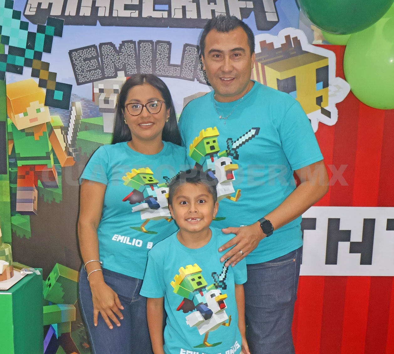 Emilio celebró en familia