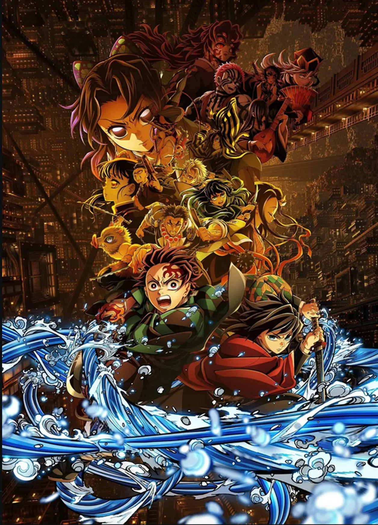 Detalles de la alfombra de Demon Slayer